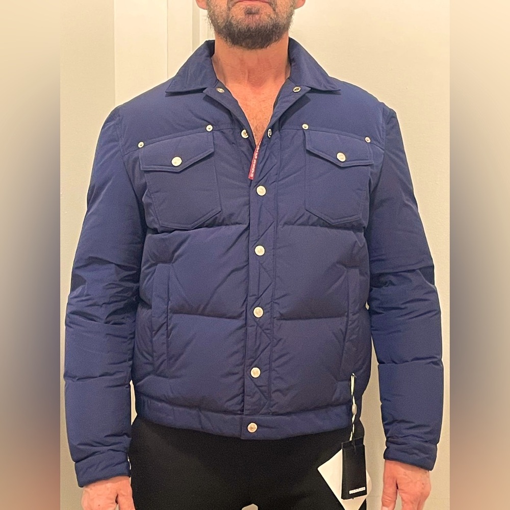 Dsquared2 Navy blue jacket brand new size 50